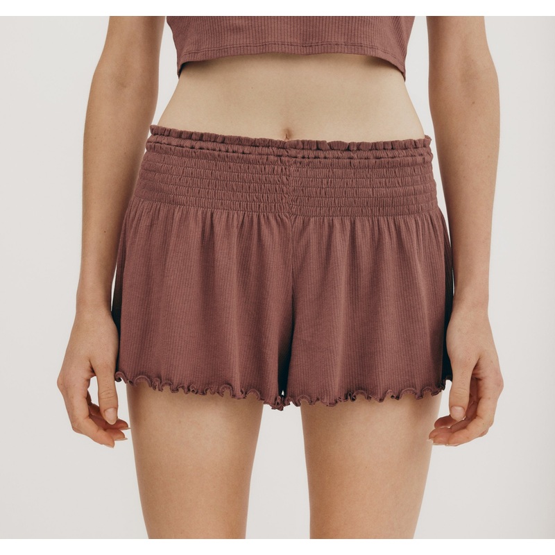 Core Bold Rib Smocked Shorts