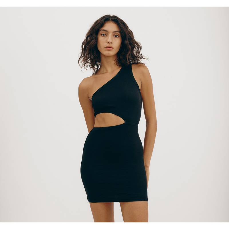 Core Extend Rib Cut-Out Dress