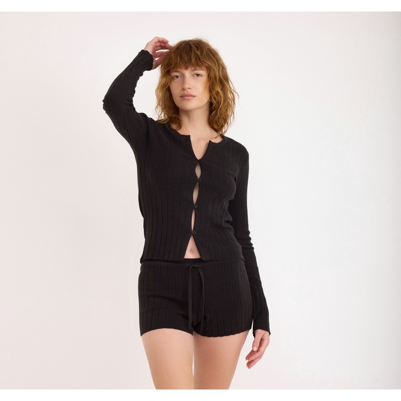 Soft Knit Rib Shorts