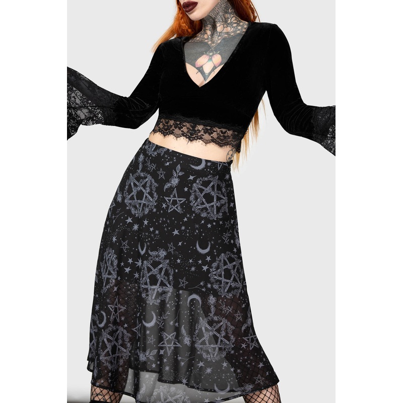 Luella Bias Midi Skirt