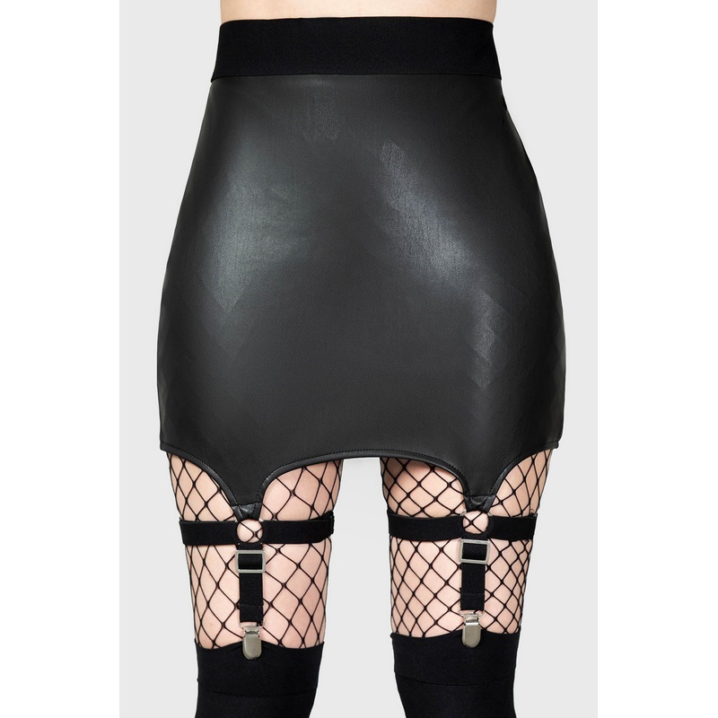 Cassandra PU Mini Skirt [B]