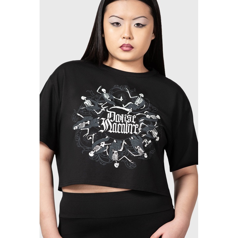 Danse Macabre Crop Top
