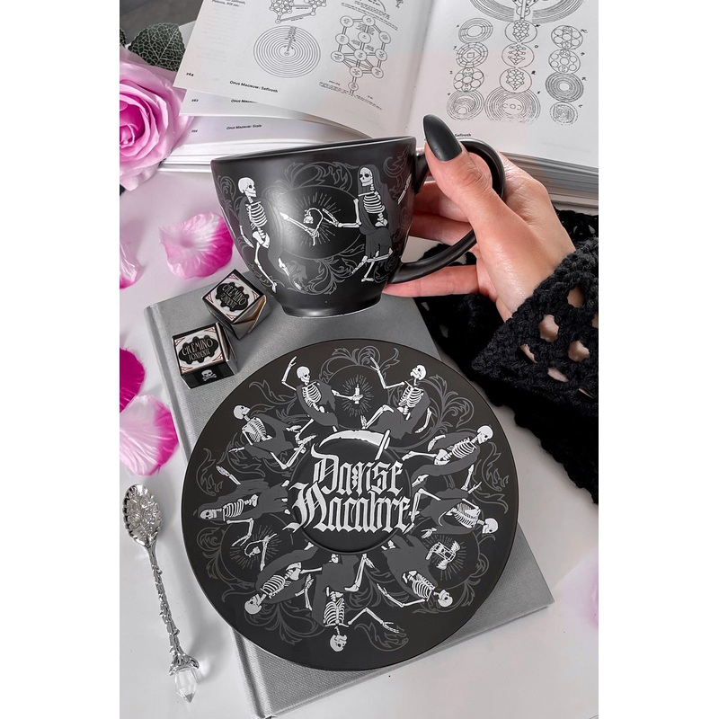 Danse Macabre Teacup & Saucer