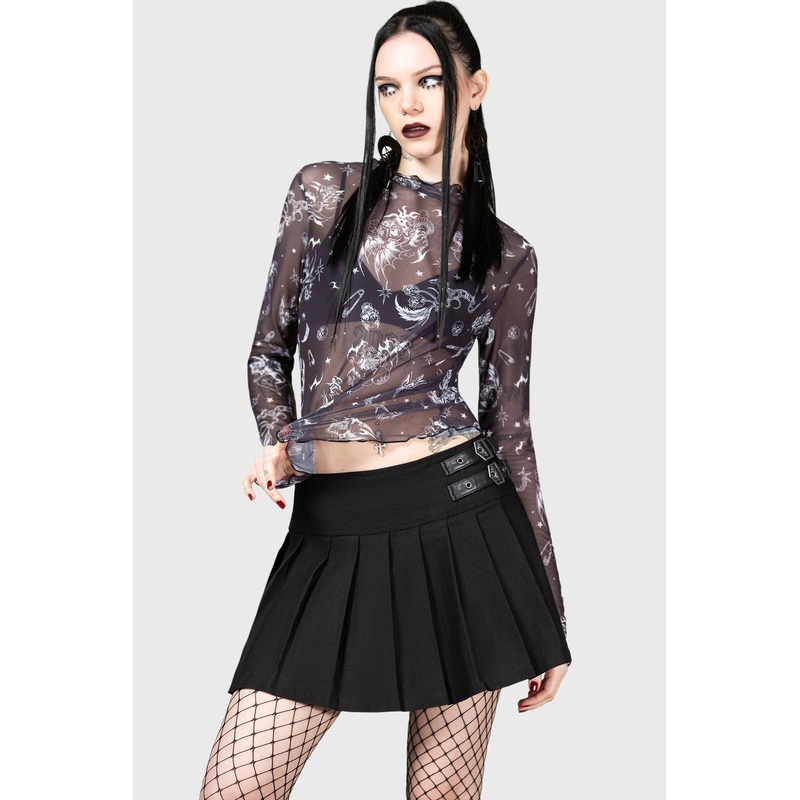 Dazed Skull Crop Top