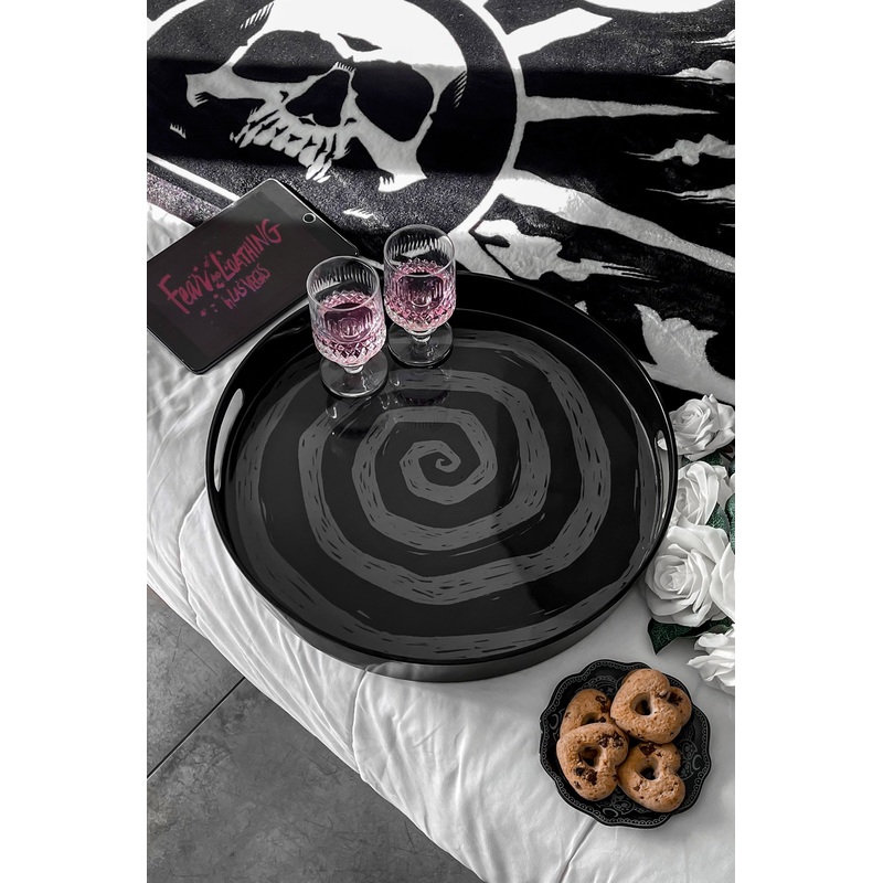 Downward Spiral Serving Tray