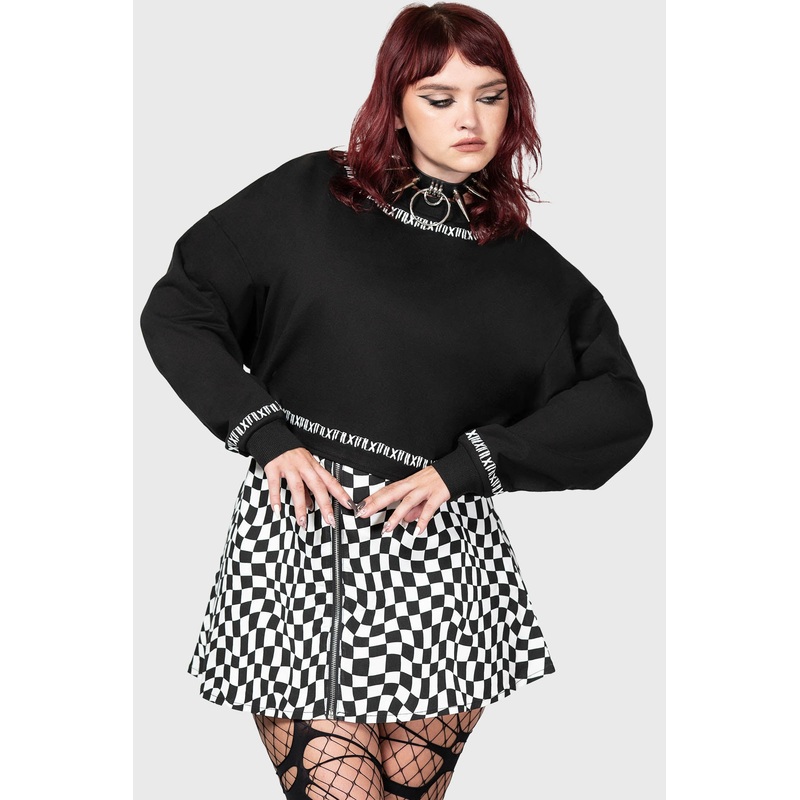 Fright N Terror Crop Sweater