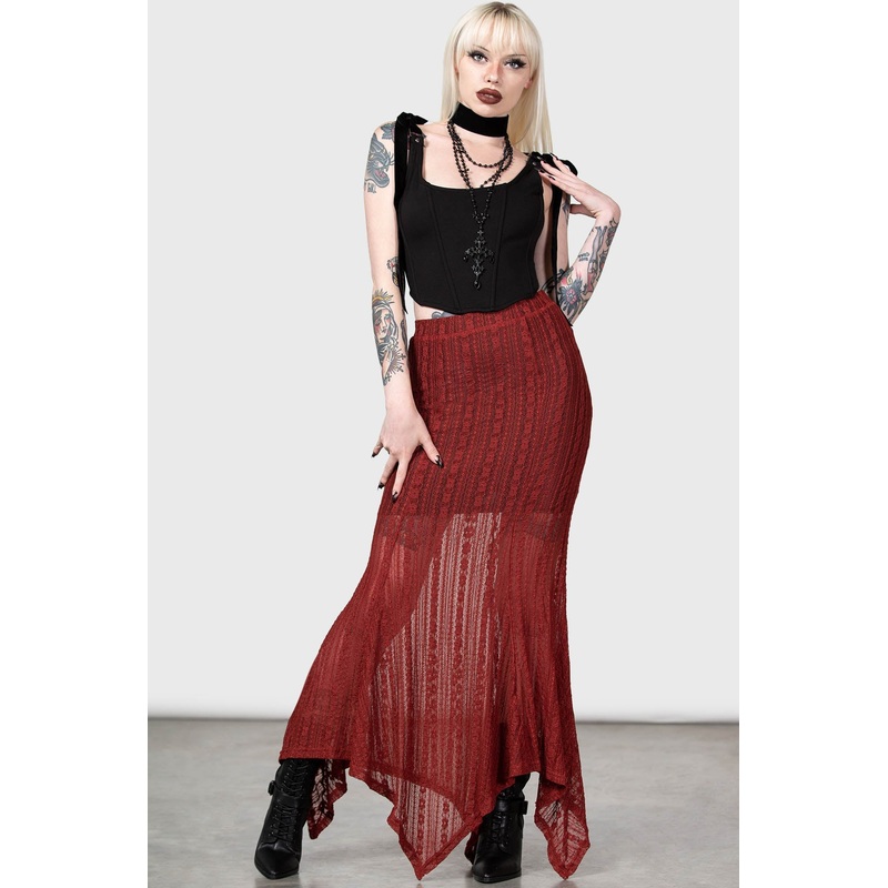 Juliet’s Betrayal Maxi Skirt [RED]