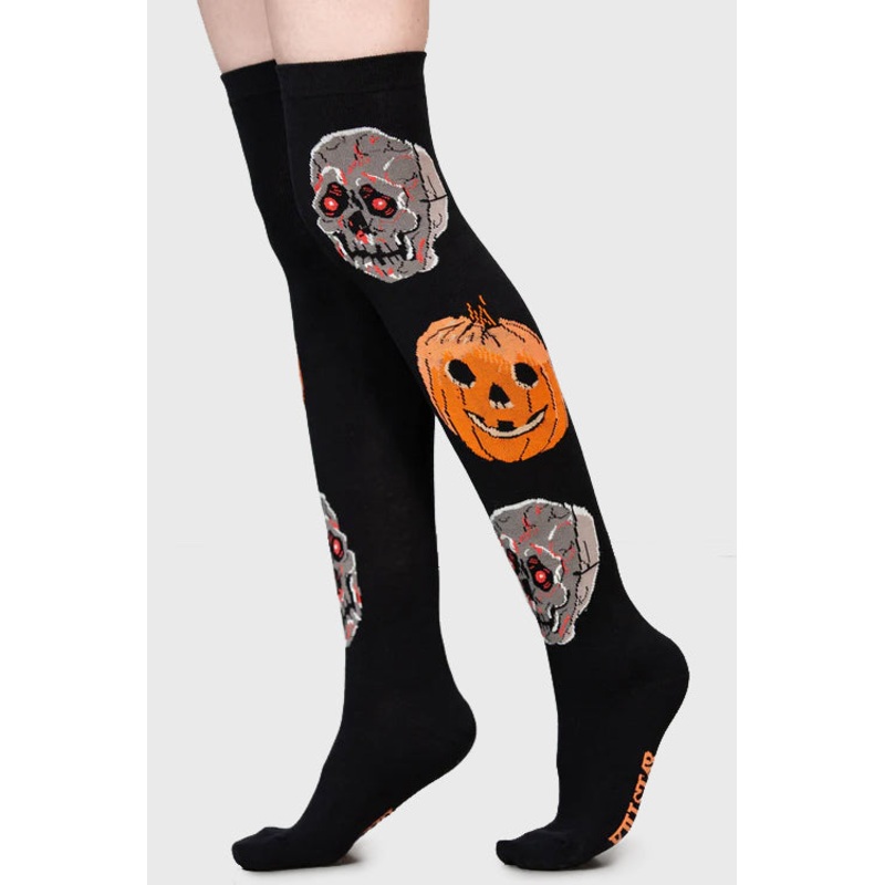 Morbid Over Knee Socks