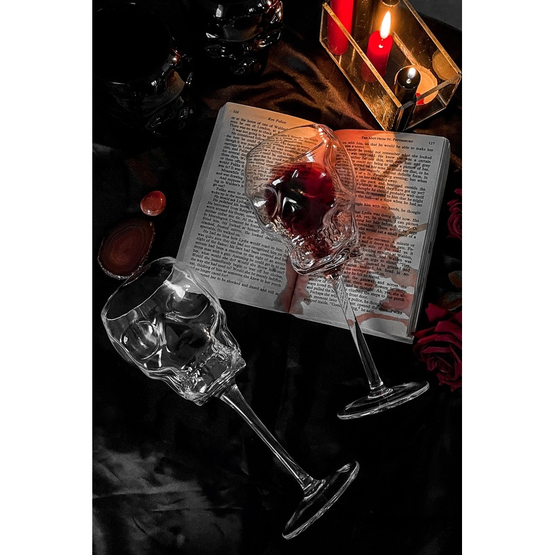 Cranium Wine Glasses [CLEAR]