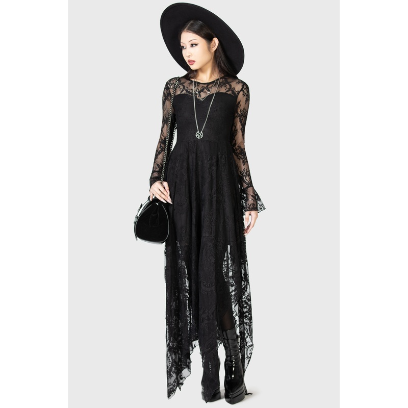 Shadow Figure Maxi Dress