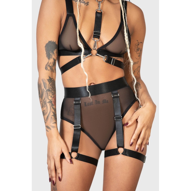 Tangled Mesh Panty