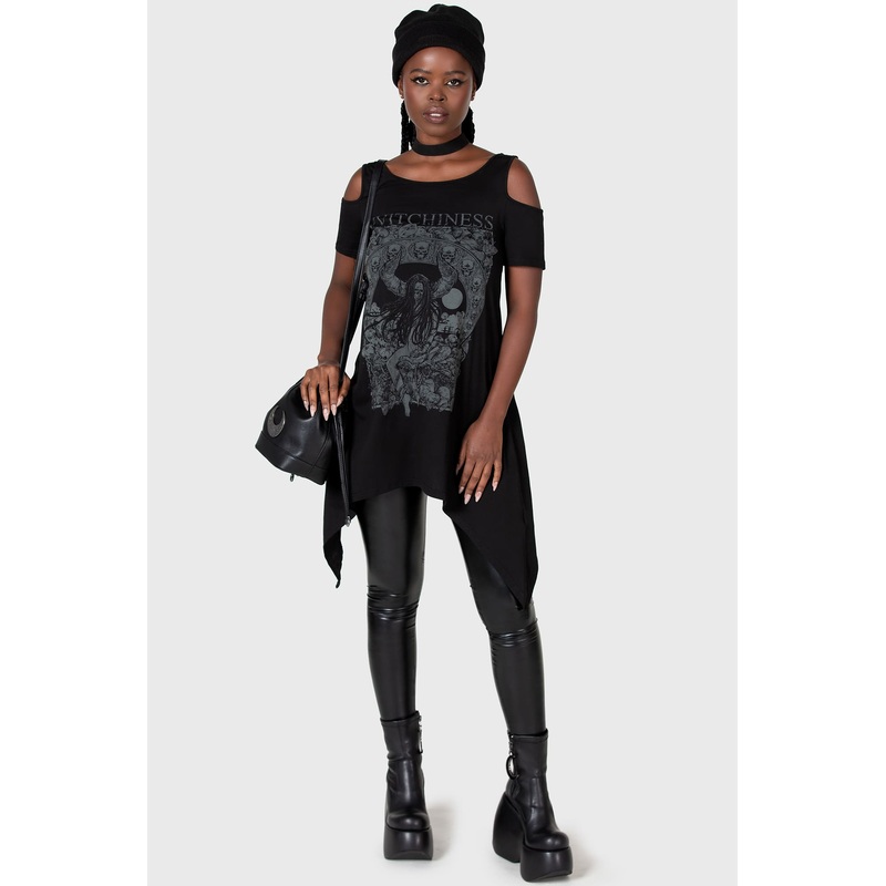 Witchiness Cold Shoulder Top