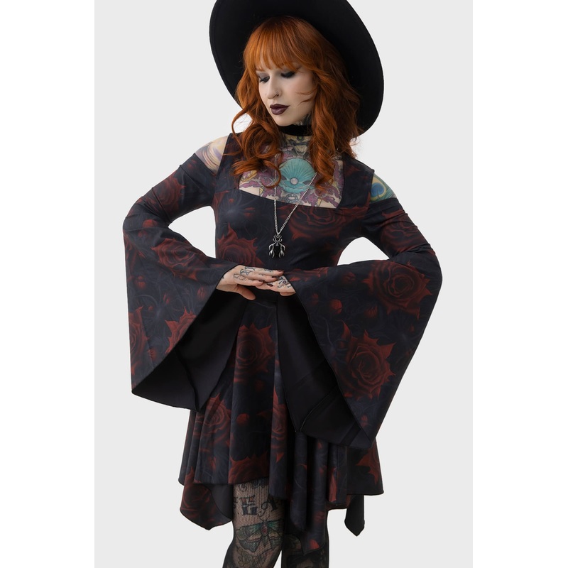 Blood Rose Mini Dress