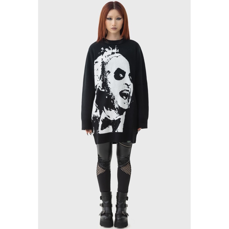 Ghost With The Most Intarsia Sweater