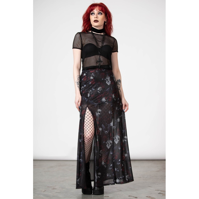 Kleadora Mesh Maxi Skirt