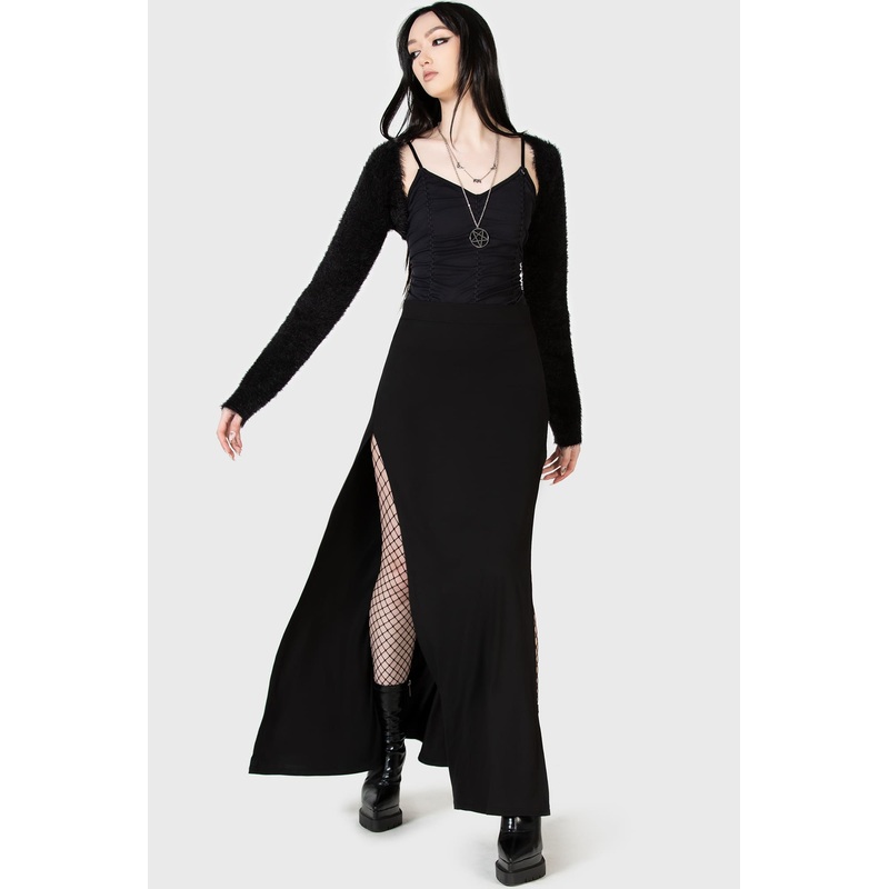 Nocturnal Shade Maxi Skirt