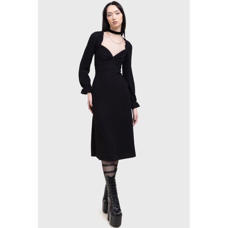 Shadow Weave Maxi Dress