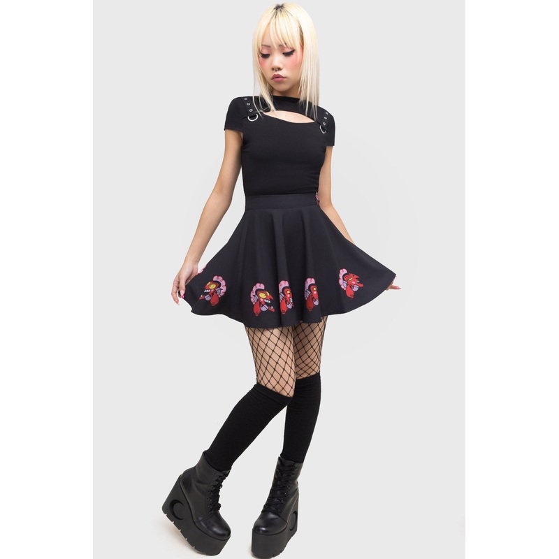 Oh So Evil Skater Skirt