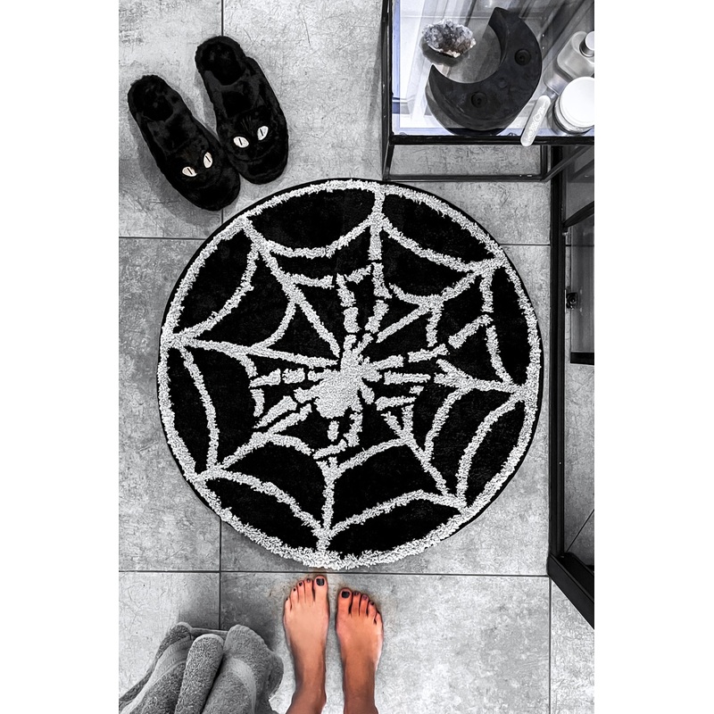 Spyder Web Bathroom Rug