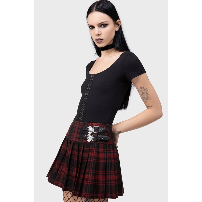 Bat Girl Skirt [TARTAN]