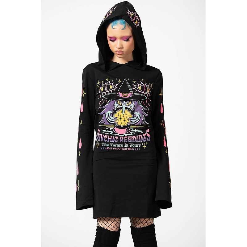 Crystal Gazer Hooded Dress
