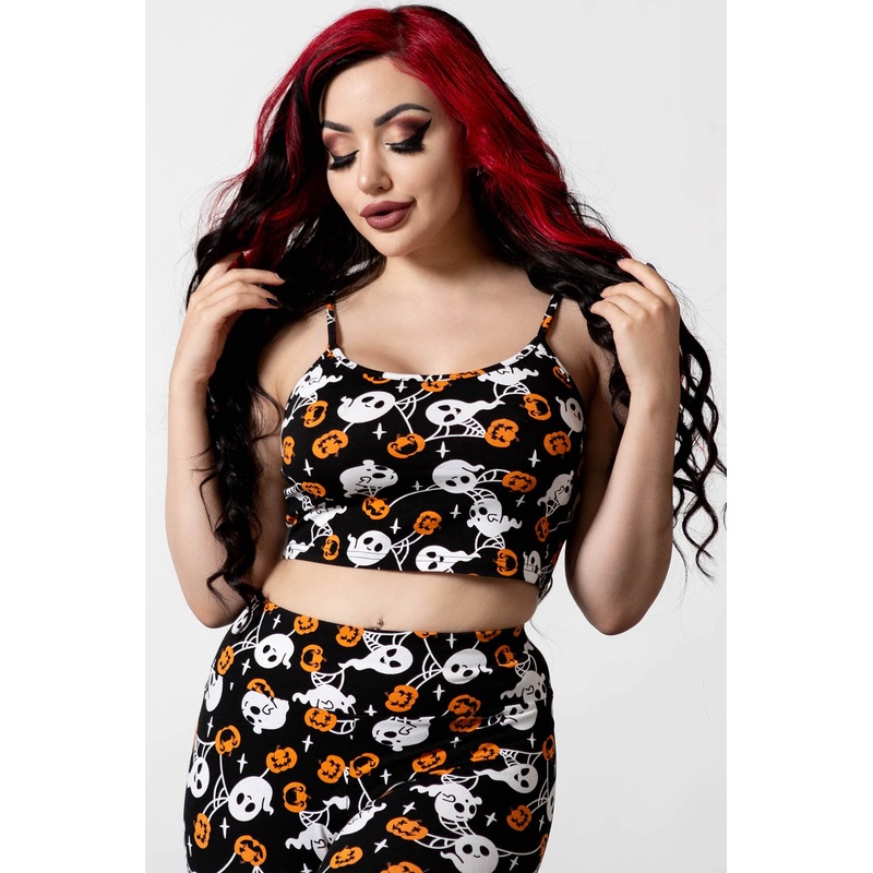 Haunted Pumpkin Cropped Cami