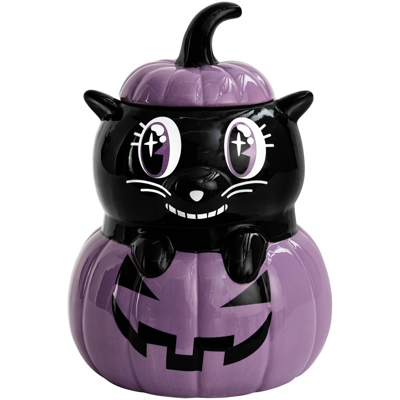 Meowloween Ceramic Jar