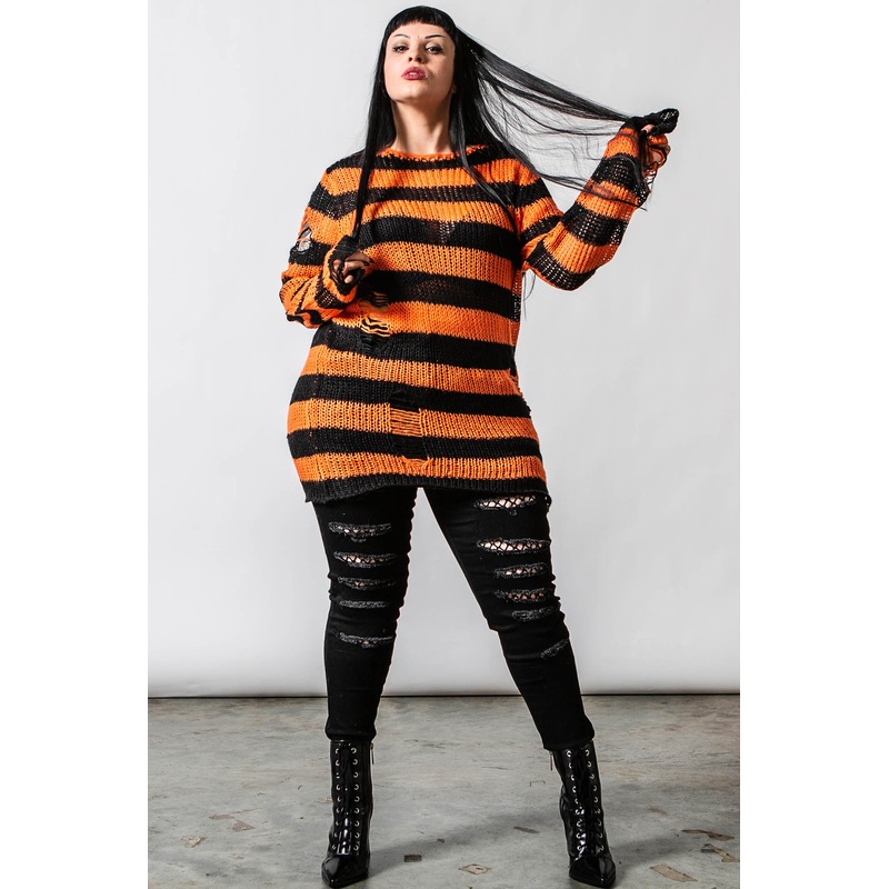 Pumpkin Knit Sweater