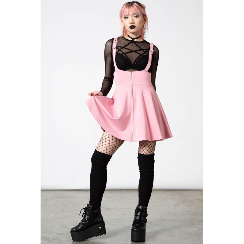 Suspend Me Statement Skirt [PASTEL PINK]