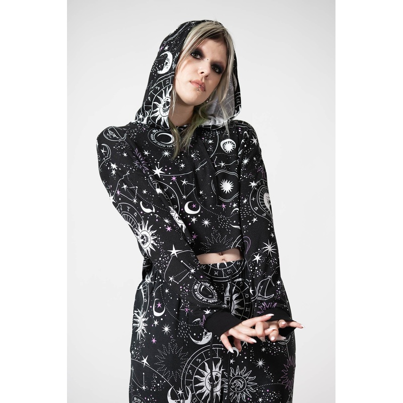 Galaxy Cropped Hoodie