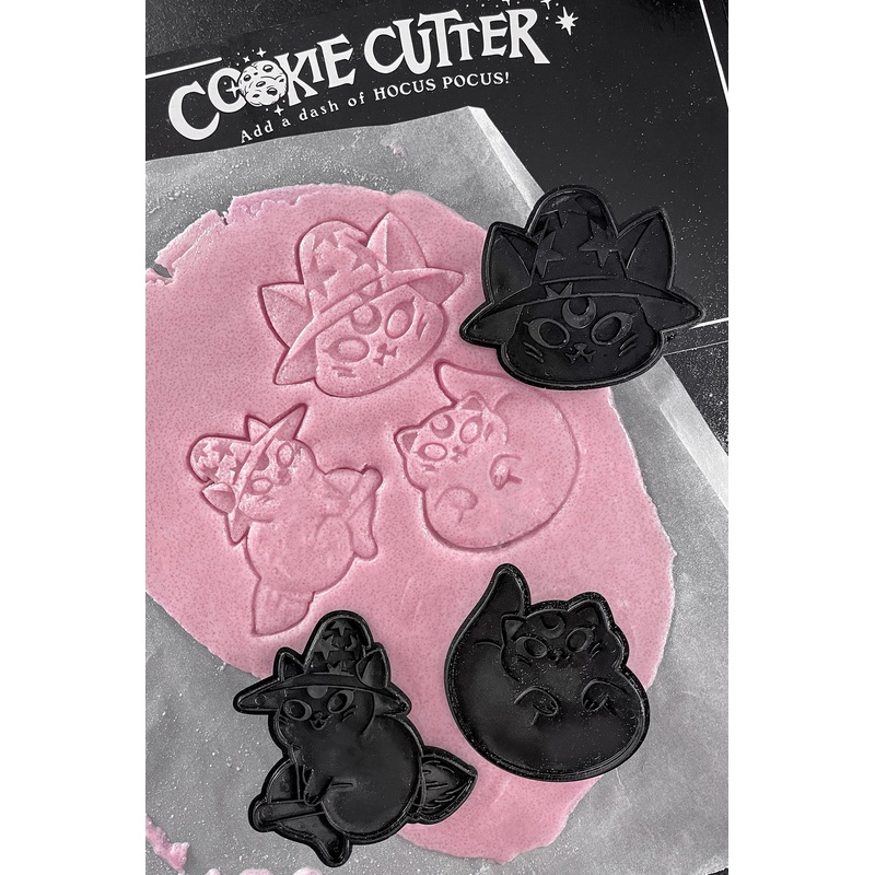Ghost Kitty Cookie Cutters