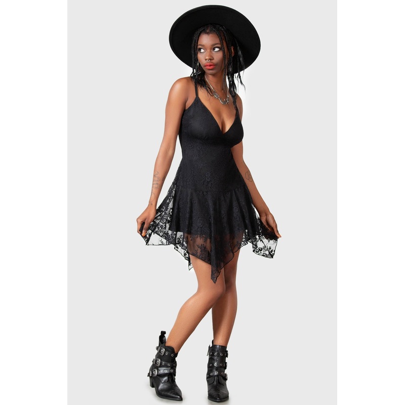 Moss Flower Lace Dress