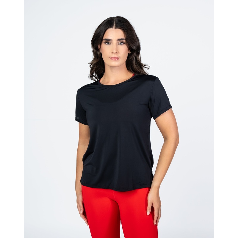 Breathetech Open Back Tee – Black
