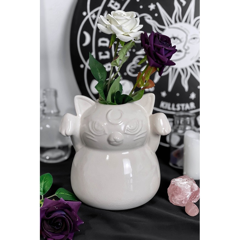 Ghost Kitty Vase