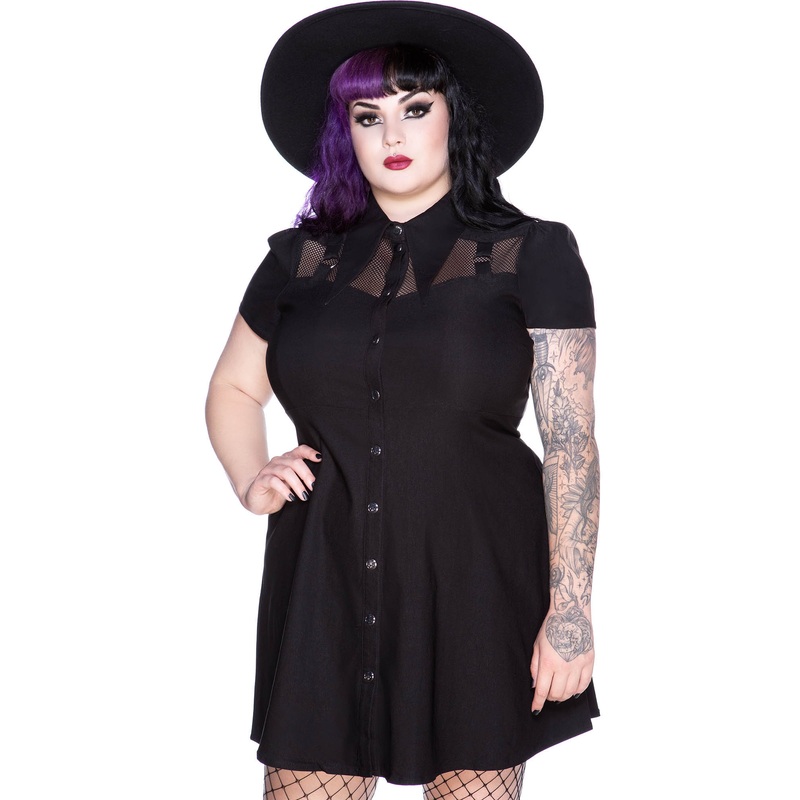 Jovana Collar & Ring Dress [PLUS]