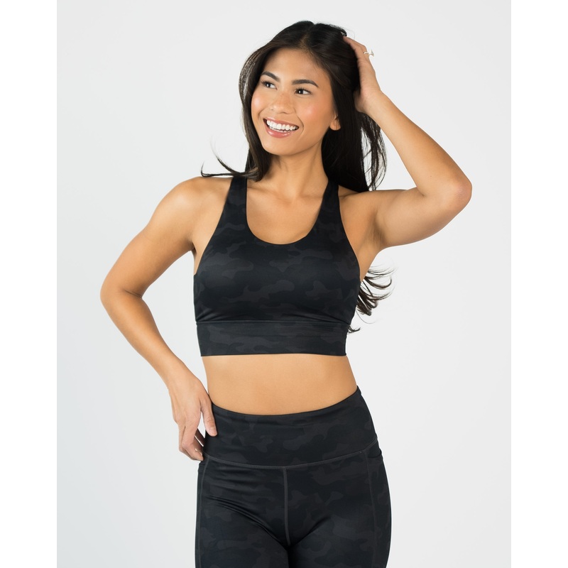 Lux Adjustable Refine Bra – Black Camo