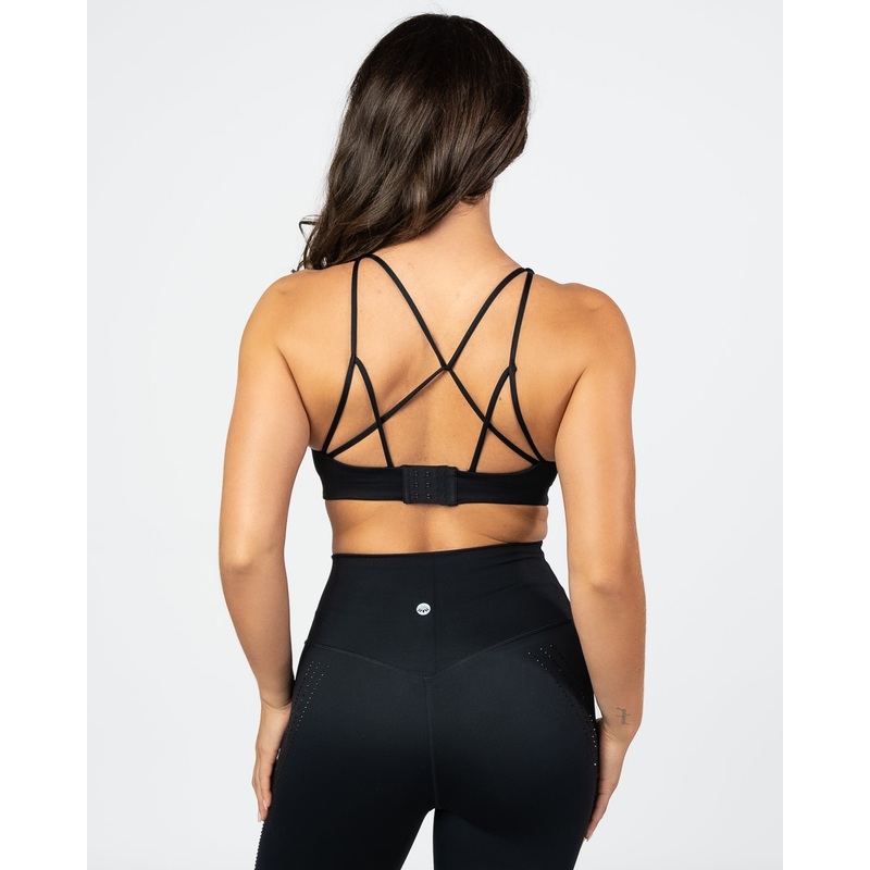 Lux Ready Set Sports Bra – Black