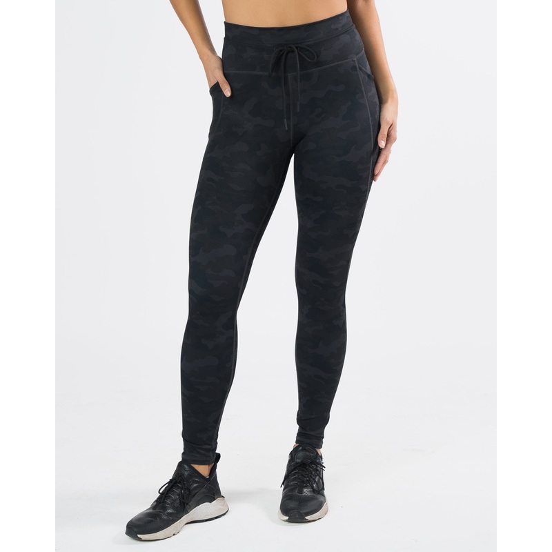 Lux Train Leggings – Black Camo