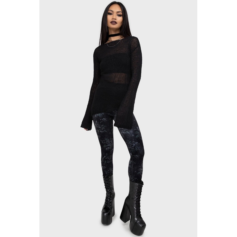 Midnight Rose Leggings
