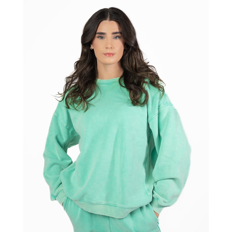 The Classic Crew – Key Lime Snow Wash