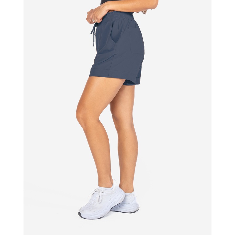 Destination Drawstring Shorts – Light Navy