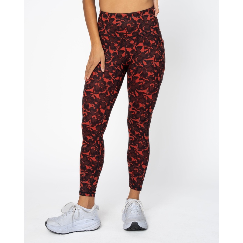 High Waisted Vinyasa 7/8 Leggings – Spiced Iris – FINAL SALE