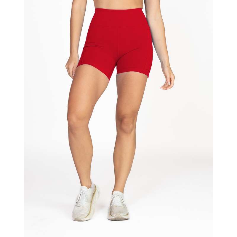 Lux Baseline Shorts (5in.) – Cherry