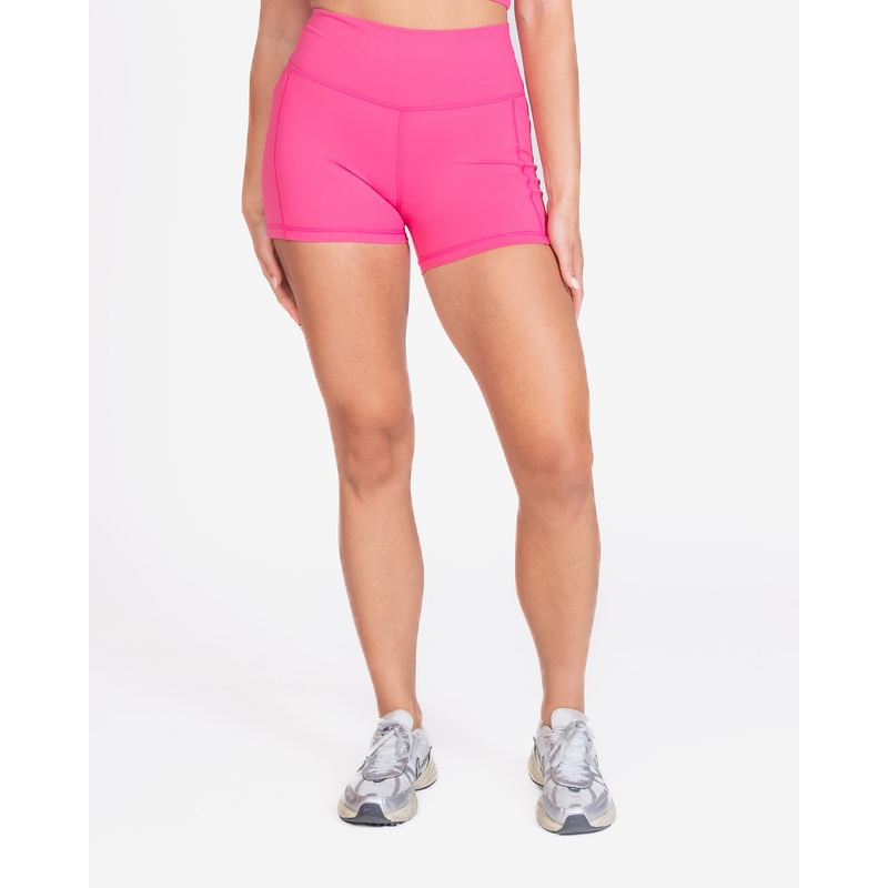 Lux High Waisted Rio Shorts (Multi-Lengths) – Hibiscus