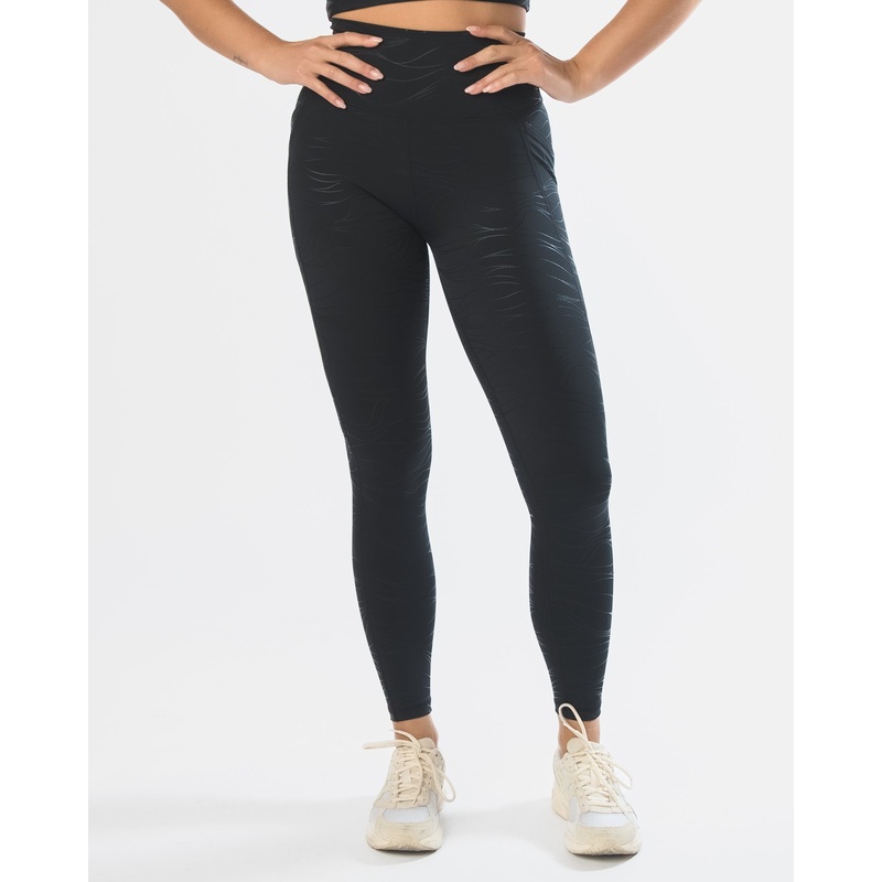 Lux Pace Leggings (26 in.) – Black Waves