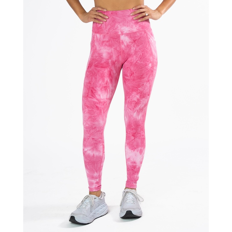 Lux Pace Leggings (26 in.) – Hibiscus Tie Dye – FINAL SALE
