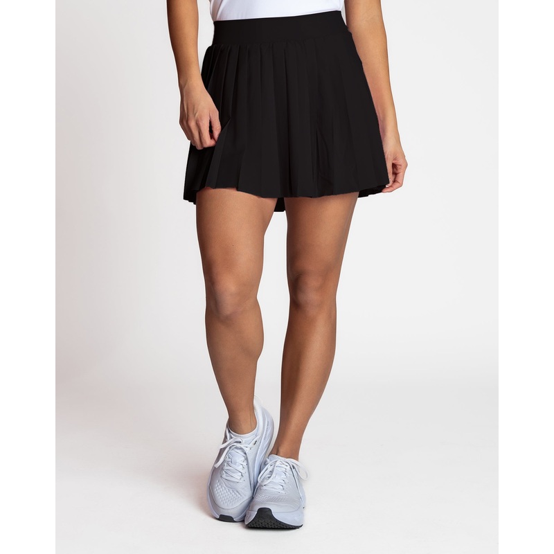Lux Pleated Skort – Black