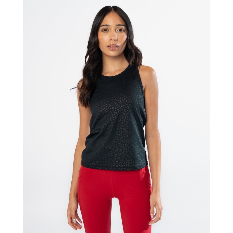 Lux Tank – Black Leopard