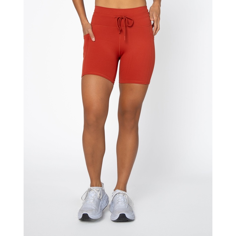 Lux Train Shorts II (Multi-Lengths) – Cayenne – FINAL SALE