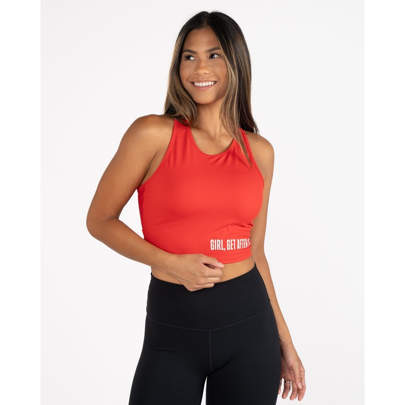 Malibu Crop Top  – Heartthrob (Girl, Get After It) – FINAL SALE